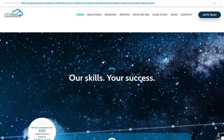 Screenshot of lcloud.pl