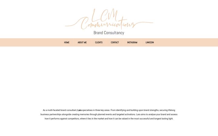 Screenshot of lcmcommunications.com