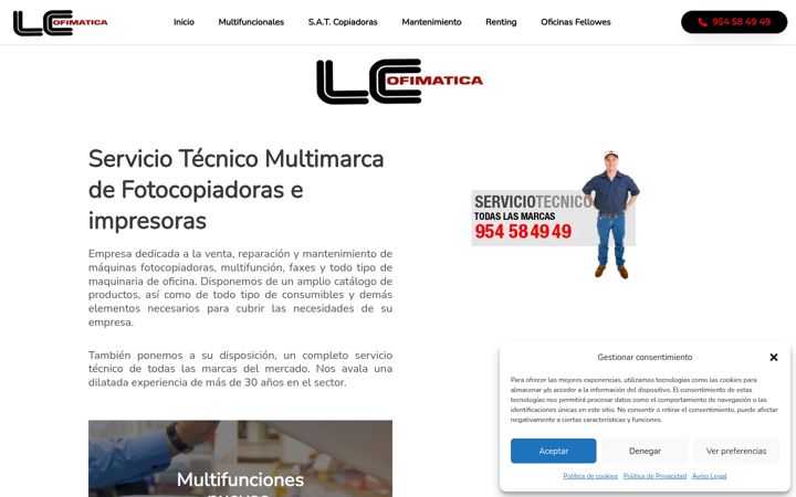 Screenshot of lcofimatica.es