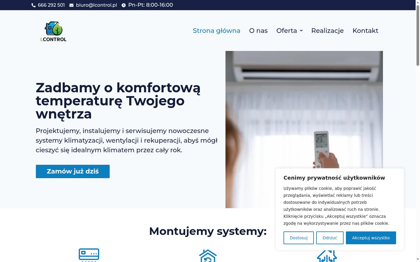 Screenshot des Einwilligungsbanners vor jeglicher Interaktion