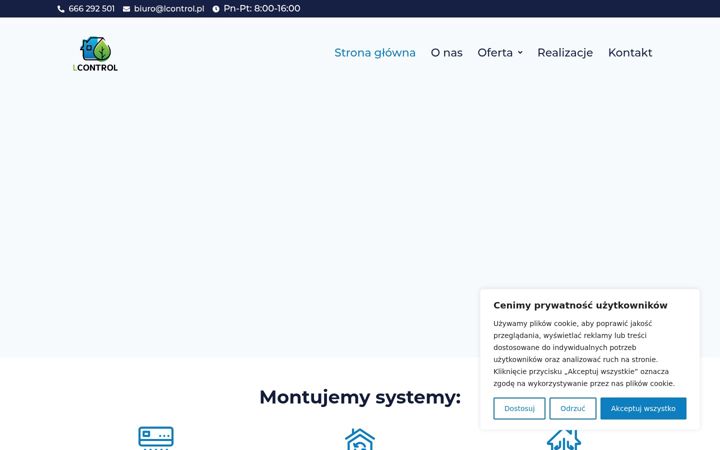 Screenshot of lcontrol.pl