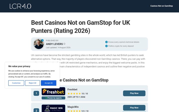 Screenshot of lcr4.uk