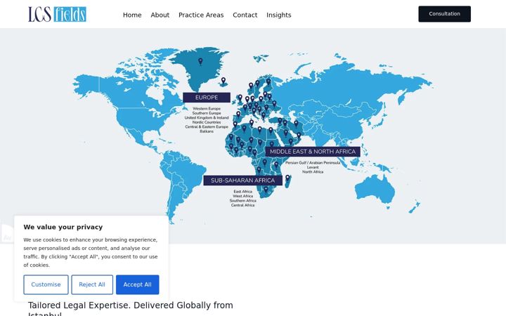 Screenshot of lcsfields.com