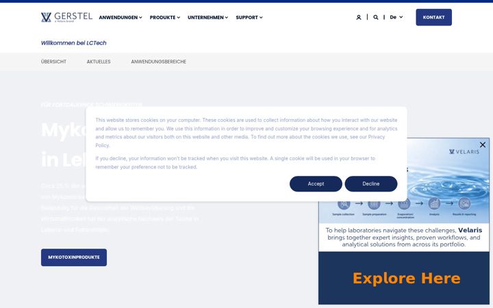 Screenshot of lctech.de