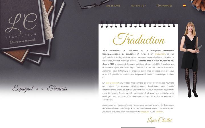 Screenshot of lctraduction-monde.com