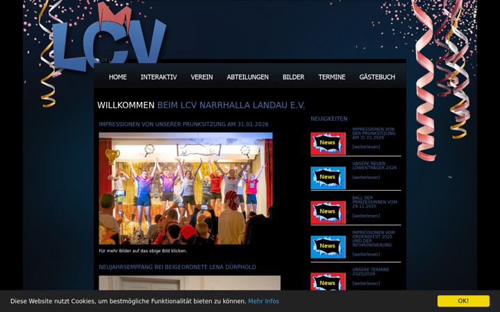 Screenshot of lcv-landau.com