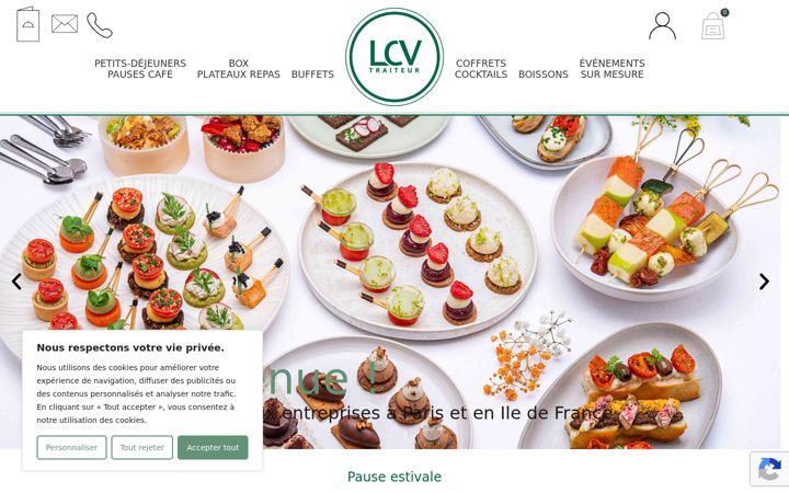 Screenshot of lcvtraiteur.fr