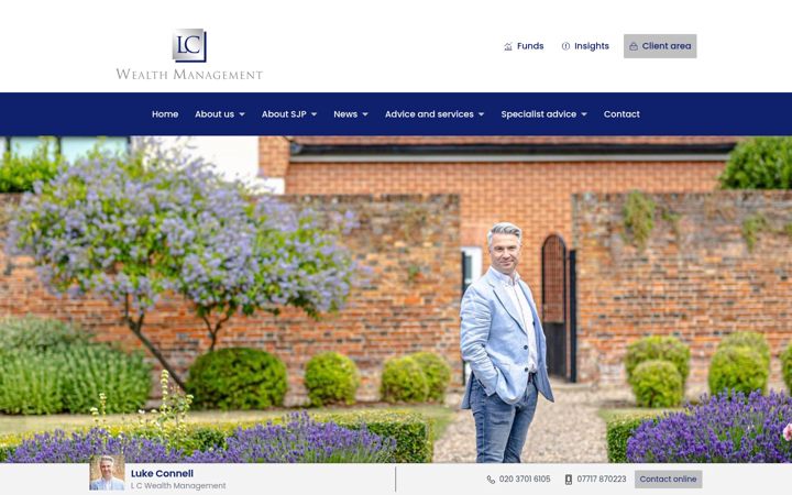 Screenshot of lcwealth.co.uk