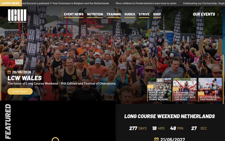 Screenshot of lcwholland.nl