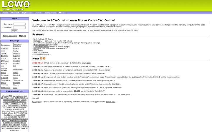 Screenshot of lcwo.net