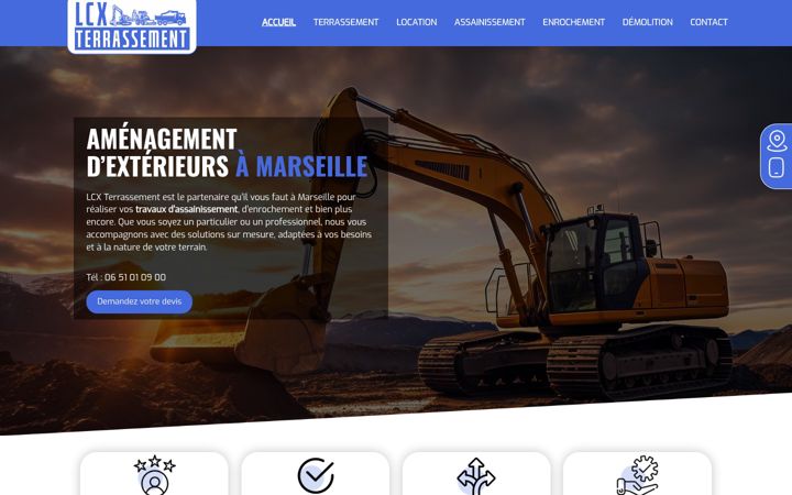 Screenshot of lcx-terrassement.fr