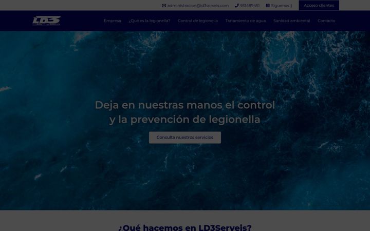 Screenshot of ld3serveis.com