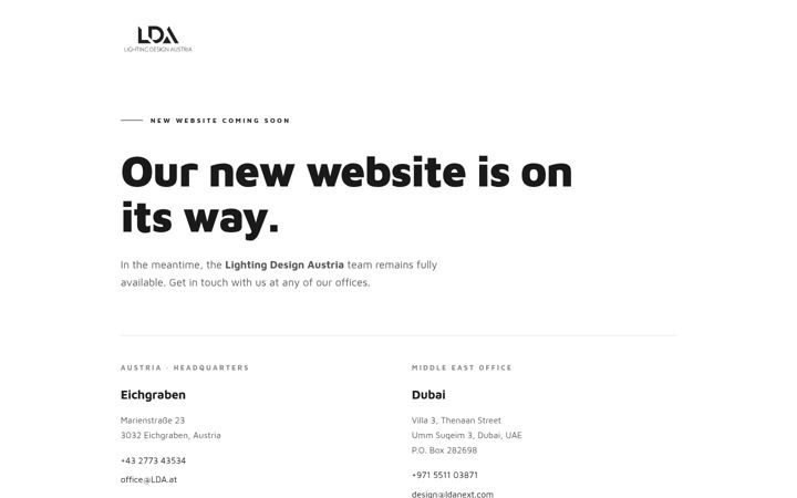 Screenshot of lda.at