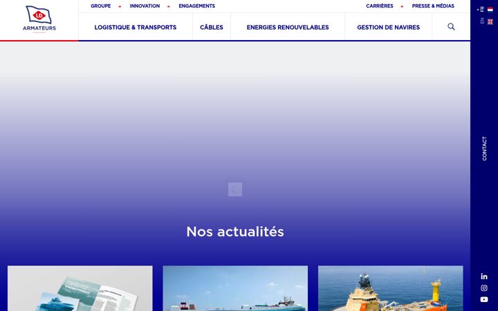 Screenshot of lda.fr