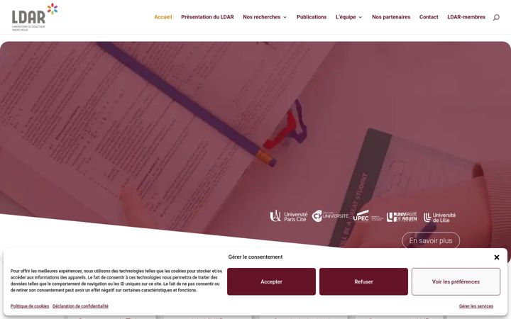 Screenshot of ldar.fr