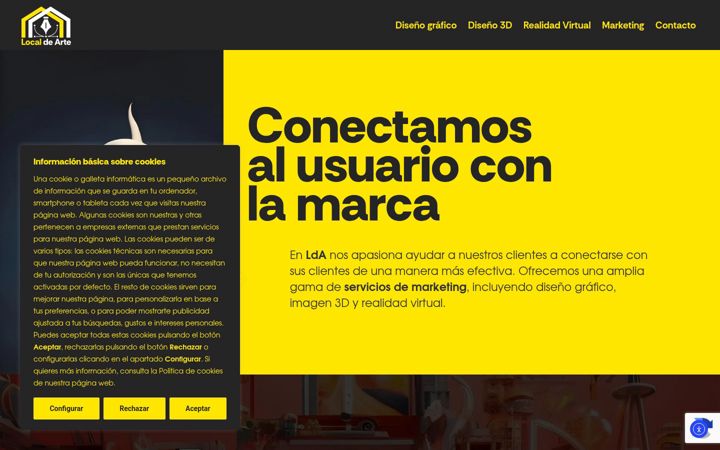 Screenshot of ldarte.es