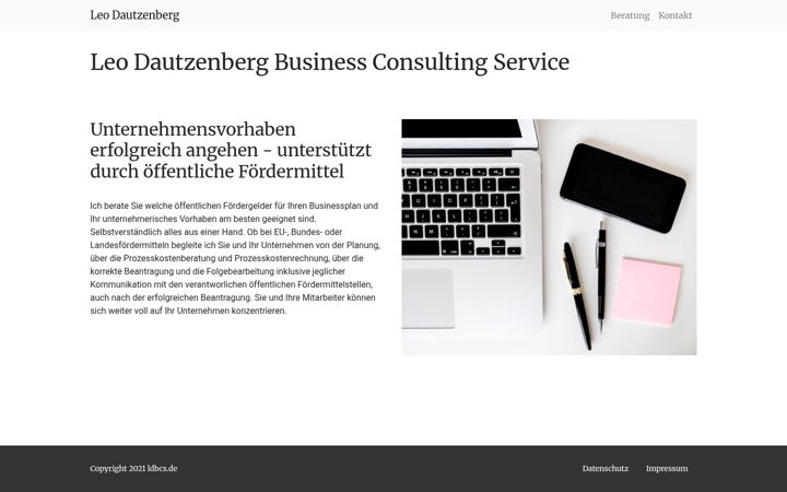 Screenshot of ldbcs.de