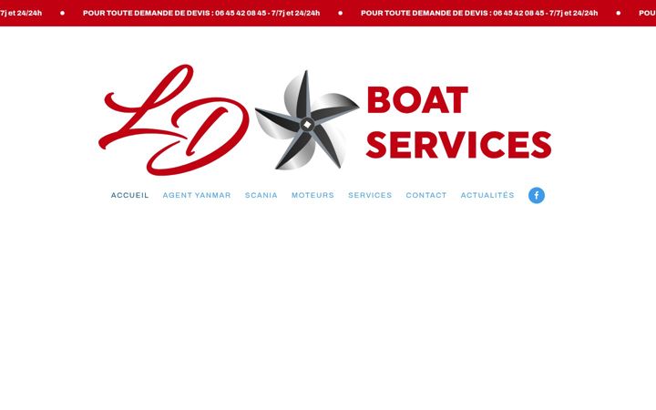Screenshot of ldboatservices.com