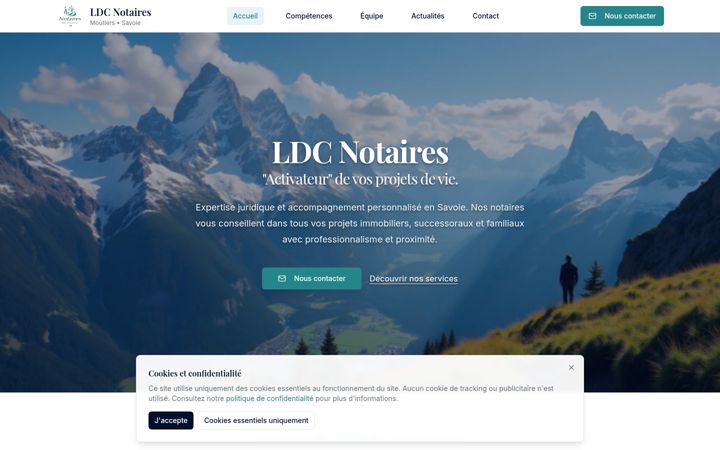 Screenshot of ldc-notaires.fr