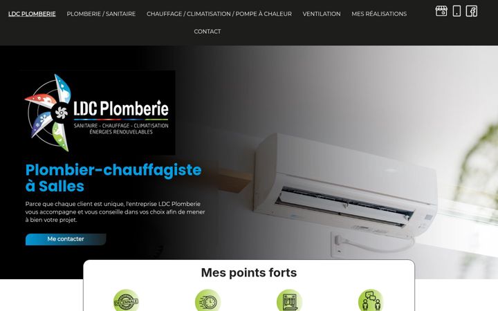 Screenshot of ldc-plomberie.fr