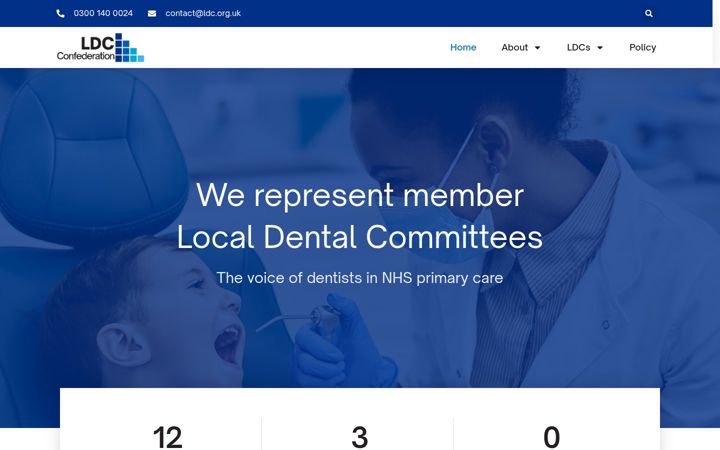 Screenshot of ldc.org.uk