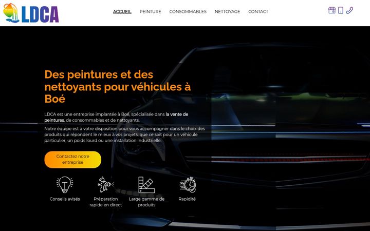 Screenshot of ldca-peinture.fr