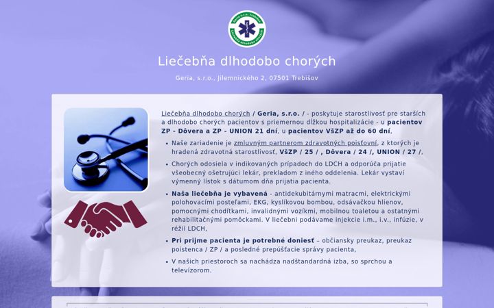 Screenshot of ldchtrebisov.sk