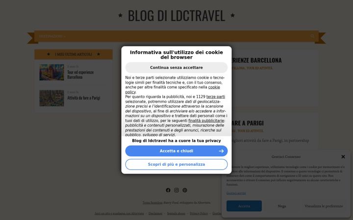 Screenshot of ldctravel.altervista.org