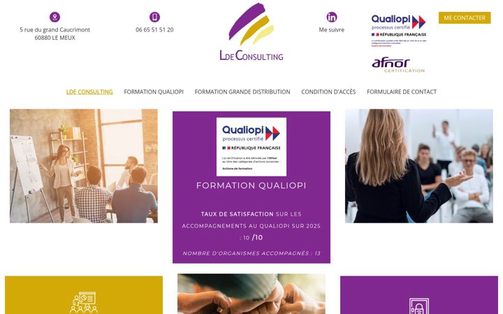 Screenshot of lde-consulting.fr