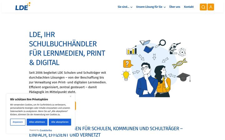 Screenshot of lde.de