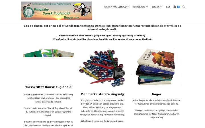 Screenshot of ldf-ringsalget.dk