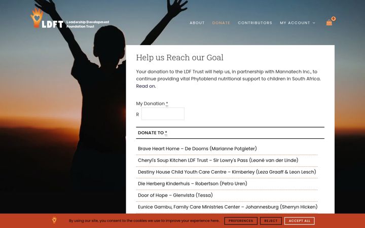 Screenshot of ldftrust.com