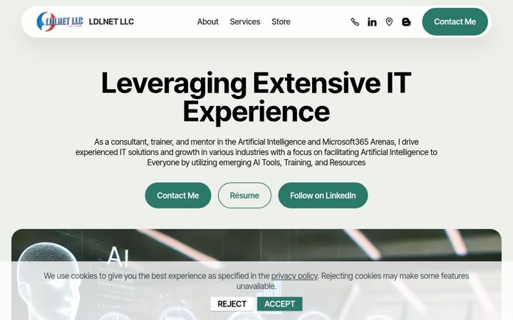 Screenshot of ldlnet.net
