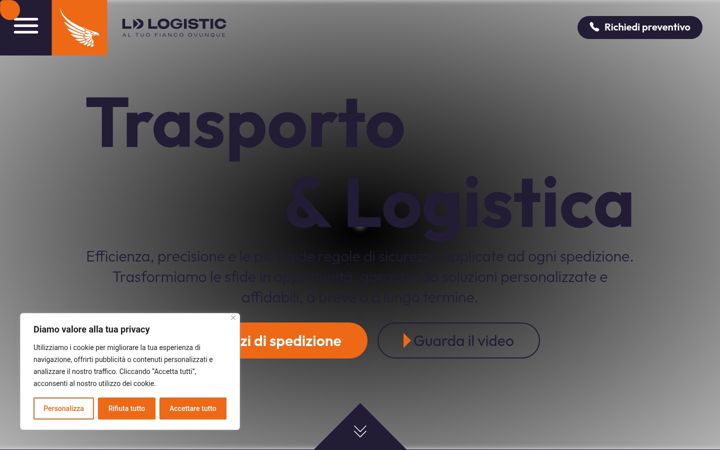 Screenshot of ldlogistic.it