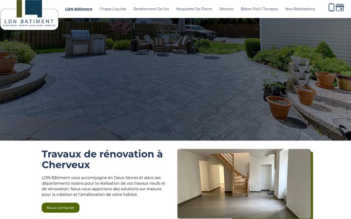 Screenshot of ldn-batiment.fr