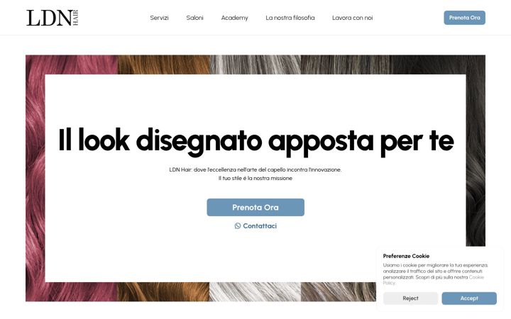Screenshot of ldnhair.com