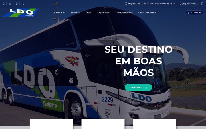 Screenshot of ldoturismo.com.br