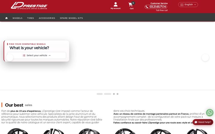 Screenshot of ldprestige.co.uk