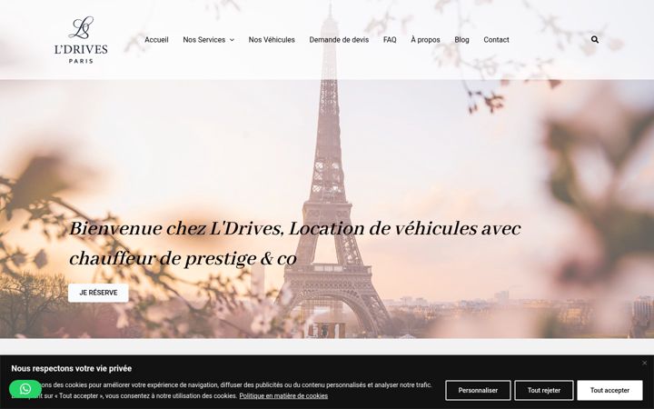Screenshot of ldrives-paris.com
