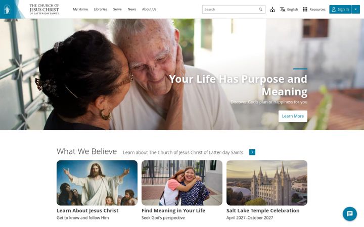 Screenshot of ldschurch.org