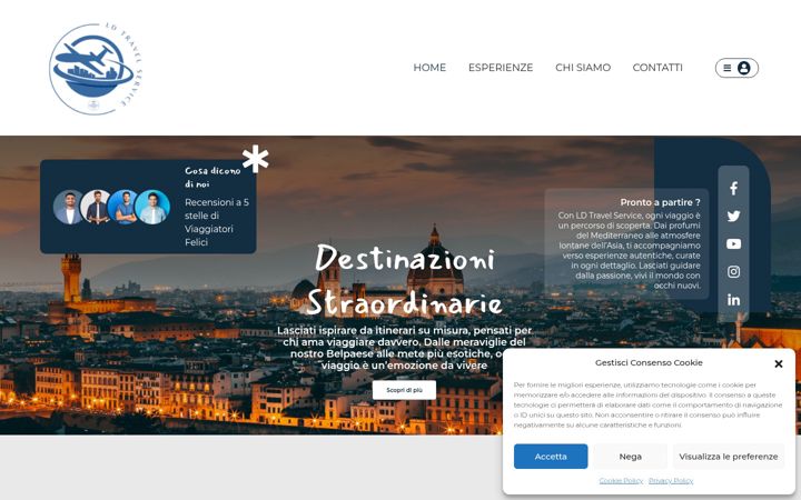 Screenshot of ldtravelservice.it
