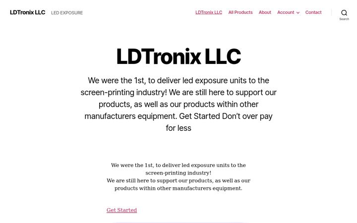 Screenshot of ldtronix.com