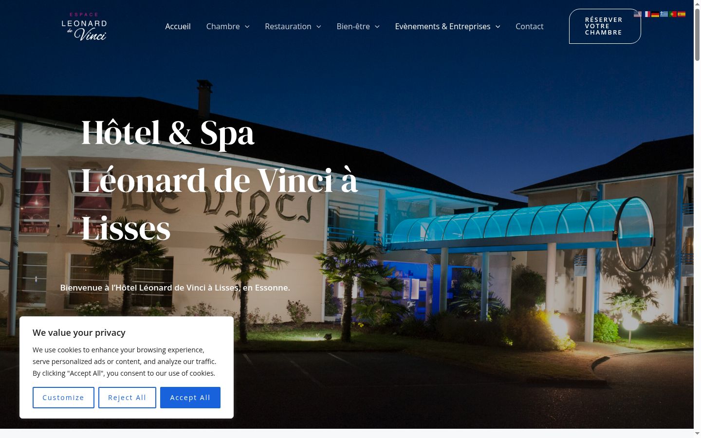 Képernyőkép a bármilyen interakció előtt megjelenő hozzájárulási bannerről
