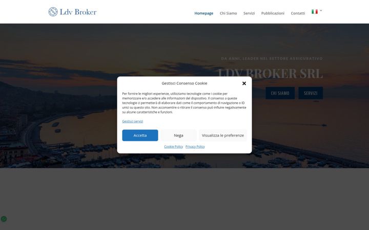 Screenshot of ldvbroker.it