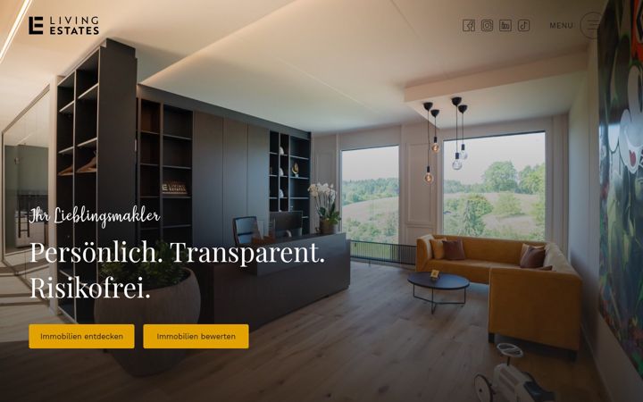 Screenshot of le-ag.ch