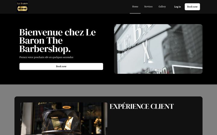 Screenshot of le-baron.ch