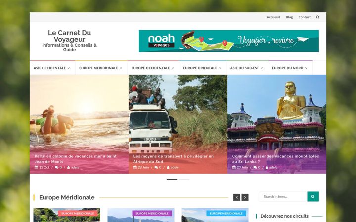 Screenshot of le-carnet-du-voyageur.com