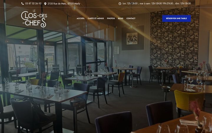 Screenshot of le-clos-des-chefs.fr