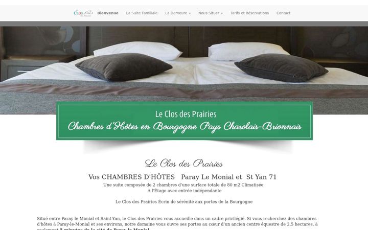 Screenshot of le-clos-des-prairies.fr