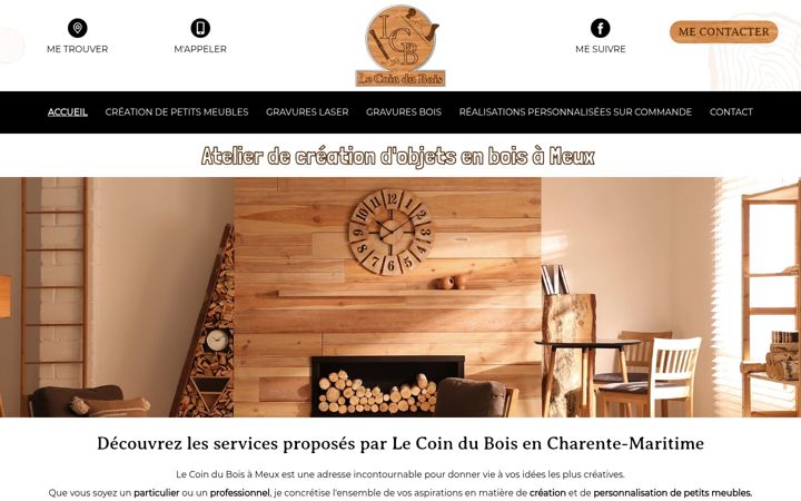 Screenshot of le-coin-du-bois-17.fr